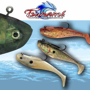 Tsunami-  3" Holographic Swim Shad Lure 4PK