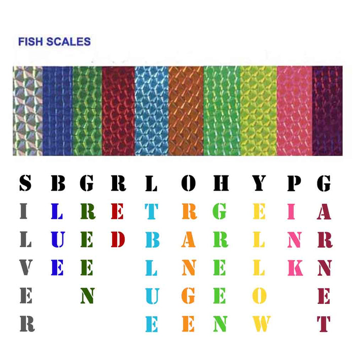 Witchcraft Decorative Tape 2" x 6" Fish Scale Tape