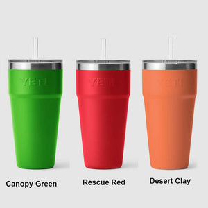 Yeti Rambler 26OZ Stackable Cup With Straw Lid