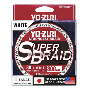 Yo-Zuri Super Braid 300Yd White