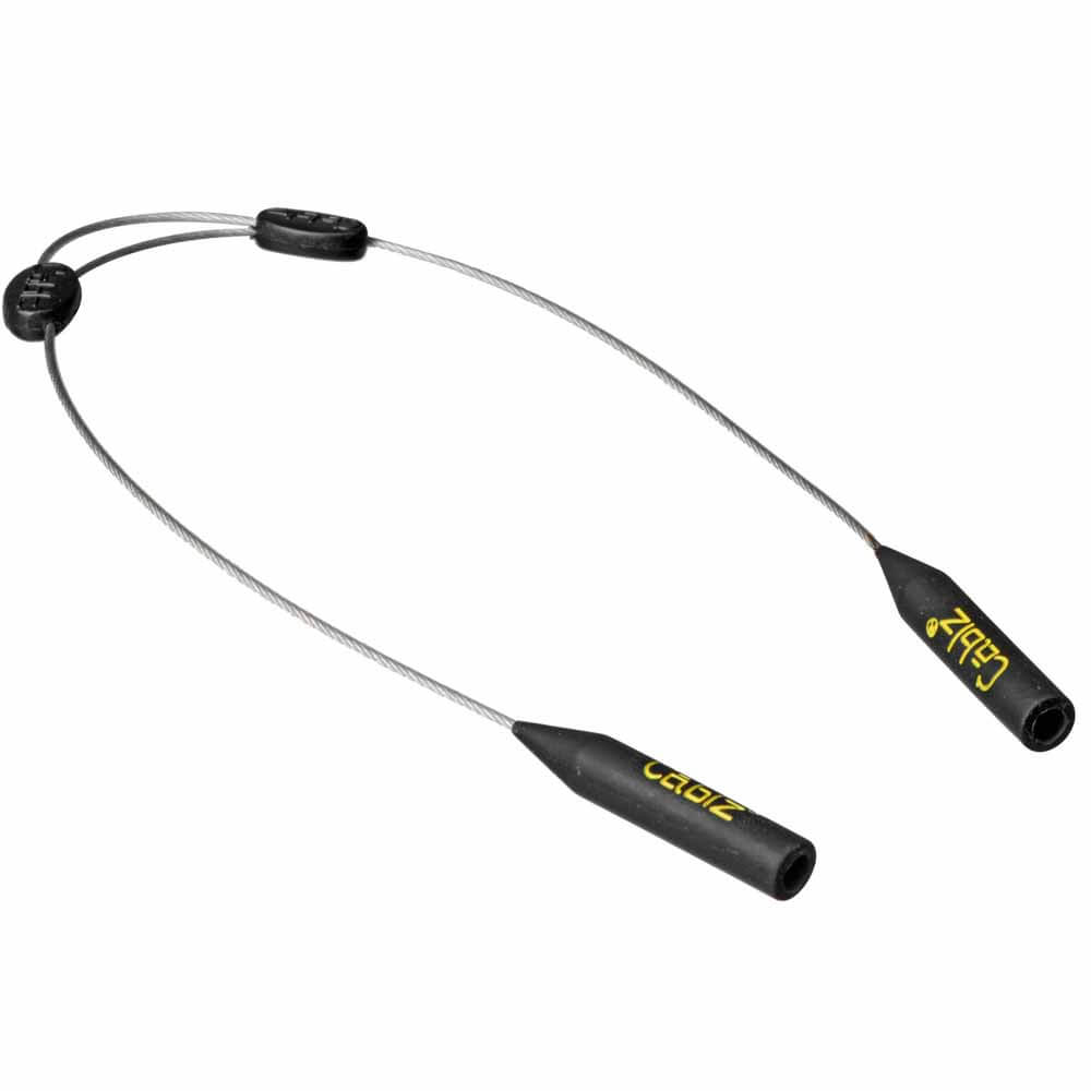 Cablz Zipz Adjustable Eyewear Retainer 16IN XL Black – Capt