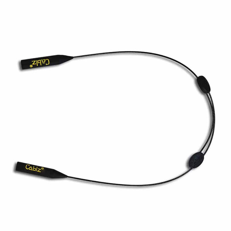 Cablz Zipz Adjustable Eyewear Retainer 16IN Universal Black – Capt
