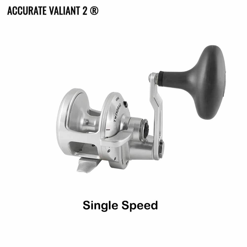 Accurate Valiant Two Single Speed Conventional Reels – Capt. Harry's Fishing Supply Accurate Valiant Two Single Speed Conventional Reels – Capt. Harry's Fishing Supply