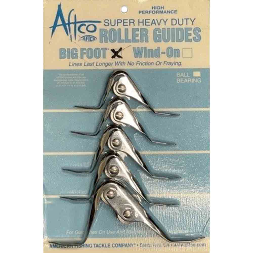 半値】AFTCO アフコ ローラーガイドセット銀 HD56 怪魚自作ロッド竿