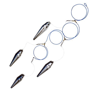 Boone Lulu Mackerel 13.5in 4-Pin Rigged Ultimate Pin Teaser
