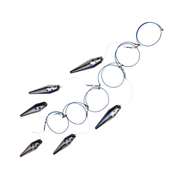 Boone Lulu Mackerel 13.5in 6-Pin Rigged Ultimate Pin Teaser