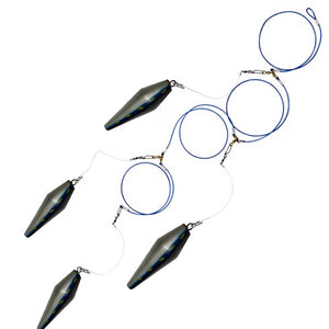 Boone Little Lulu 7.5in Mackerel 4-Pin Rigged Ultimate Pin Tease