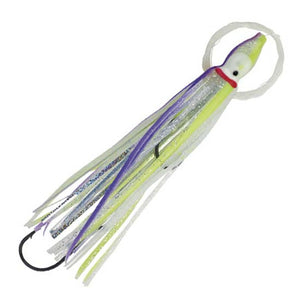 Boone UV Bait Hoochie Rigged