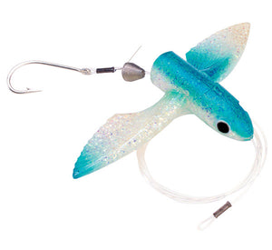 Carolina Lure Blue Crystal Yummee Flying Fish 5pk