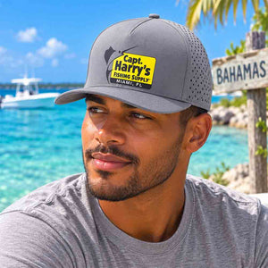 Capt. Harry's Dark Gray Performance 5 Panel Hat