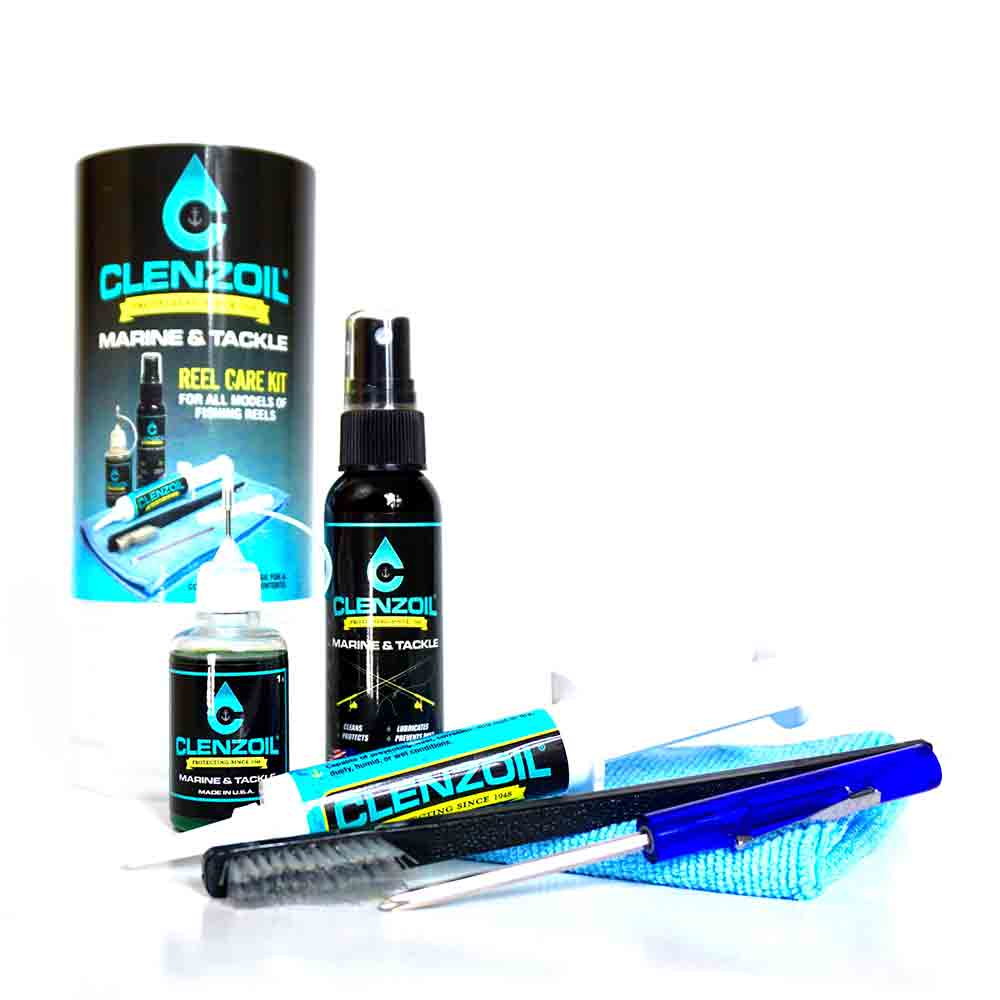 care for fishing reel Clenzoil Marine & Tackle Reel Care Kit