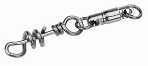 Corkscrew 800lb Snap Swivels