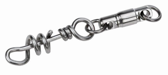Corkscrew 800lb Snap Swivels