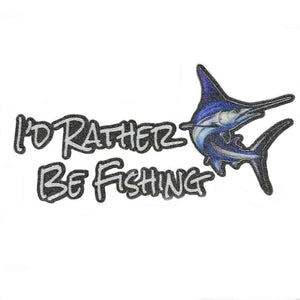 I'd Rather Be Fishing Decal