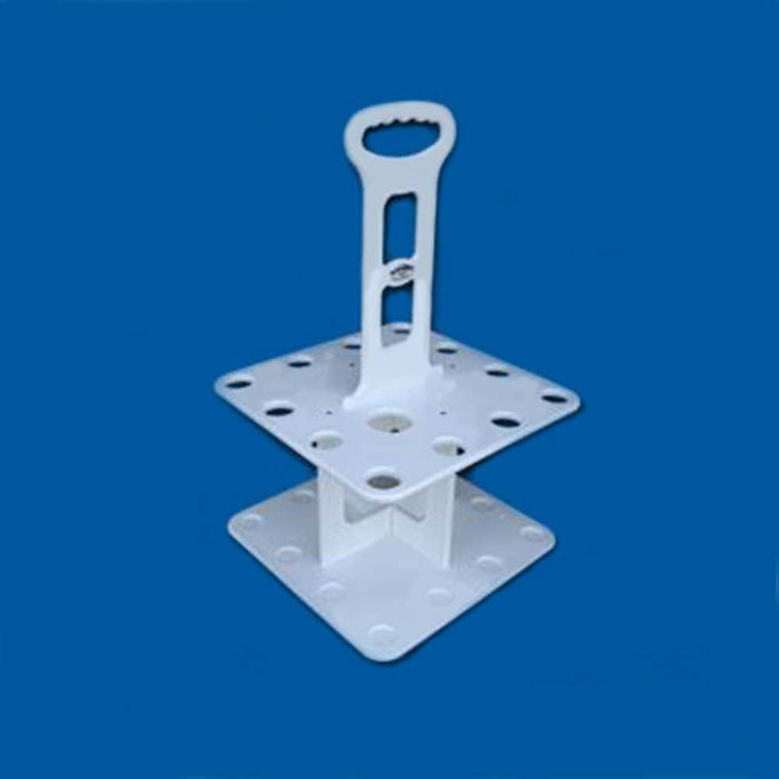 Deep Blue Marine Products V-12 Polymer Rod Rack Holds Up To 14 Rods And Reels W/2 Fly Rod Tube Holes