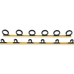 spring loaded fishing rod holder Dubro Gold/White 1090G Tournament Rod Holder