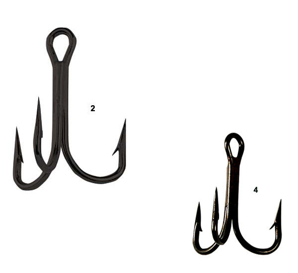 Eagle Claw L774F Black Treble Hook 25pk