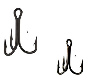 Eagle Claw L774F Black Treble Hook 25pk