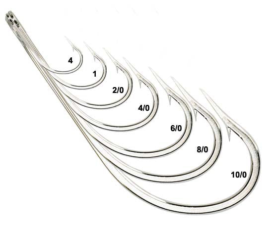 Eagle Claw O'Shaughnessy Hook 5ct Size 6/0