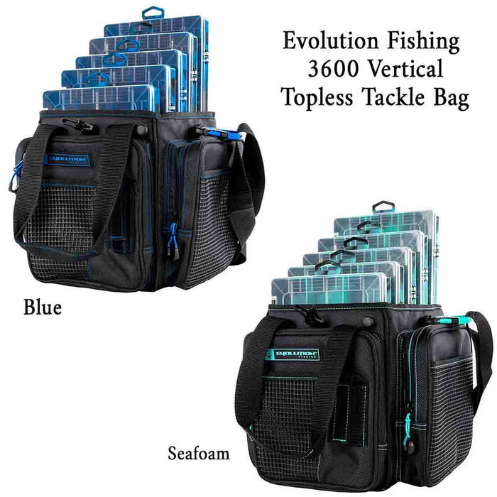 evolution tackle bag Evolution Outdoor 3600 Vertical Drift Series Topless Tackle Bag – Capt. Harry's Fishing Supply