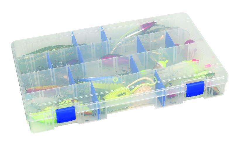 flambeau tuff tainer tackle box Outdoors 2003 18 Compartments 15 Zerust Dividers, Blue rigid design these boxes are ideal for storing water sensitive gear Tuff Tainer - 5007 Divided