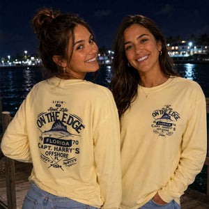 Capt Harry's Beeline Sailfish Canary Yellow Beeline L/S Performance Shirt