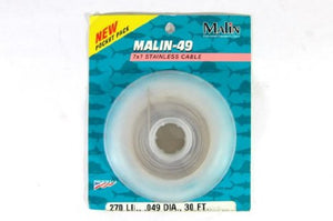 Malin-49 Coated Stainless Cable 30' Spool