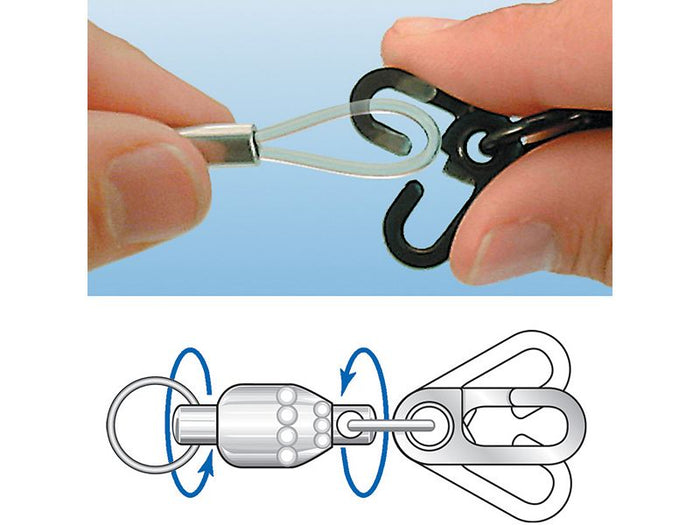 Momoi Escape Proof Ball Bearing Snap Swivel