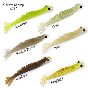 Monster3X X-Move Shrimp  4 3/4In 2Pk