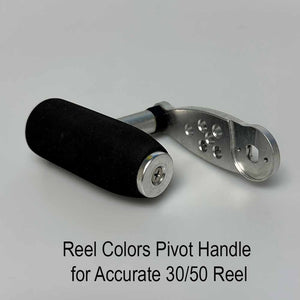 Reel Colors Silver Pivot Handle for Accurate 30/50 Reel