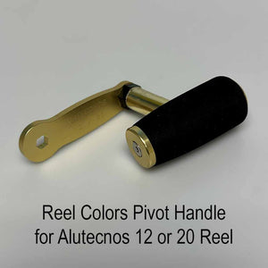 Reel Colors Gold Pivot Handle for Alutecnos 12 & 20 Reel