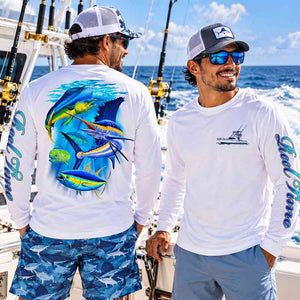 Adult L/S Sailfish Mahi Tuna Performance Shirt UPF50