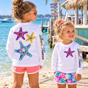 Youth L/S Starfish Performance Shirt UPF50