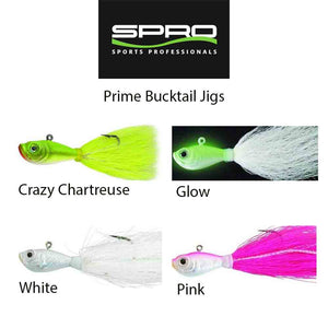 Spro 8 OZ Bucktail Jigs