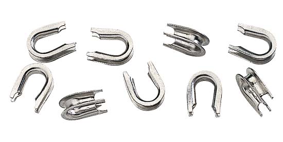 Stainless Steel 2.0mm Thimbles 50pk