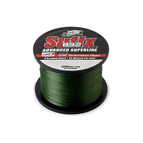 Sufix 832 Advanced Superline Braid Lo-Vis Green 1200YDS – Capt. Harry's Fishing Supply