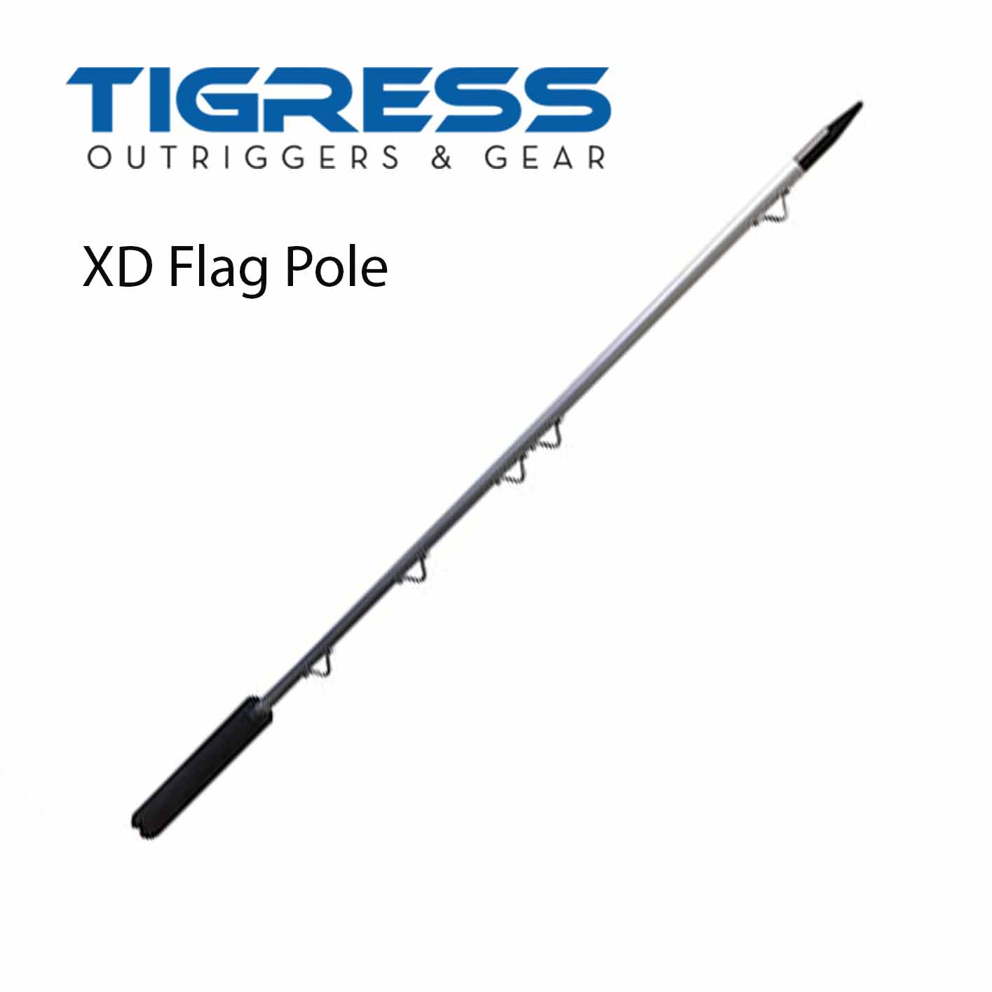 Tigress XD Rod Holder Flag Pole, 54 in, 88411