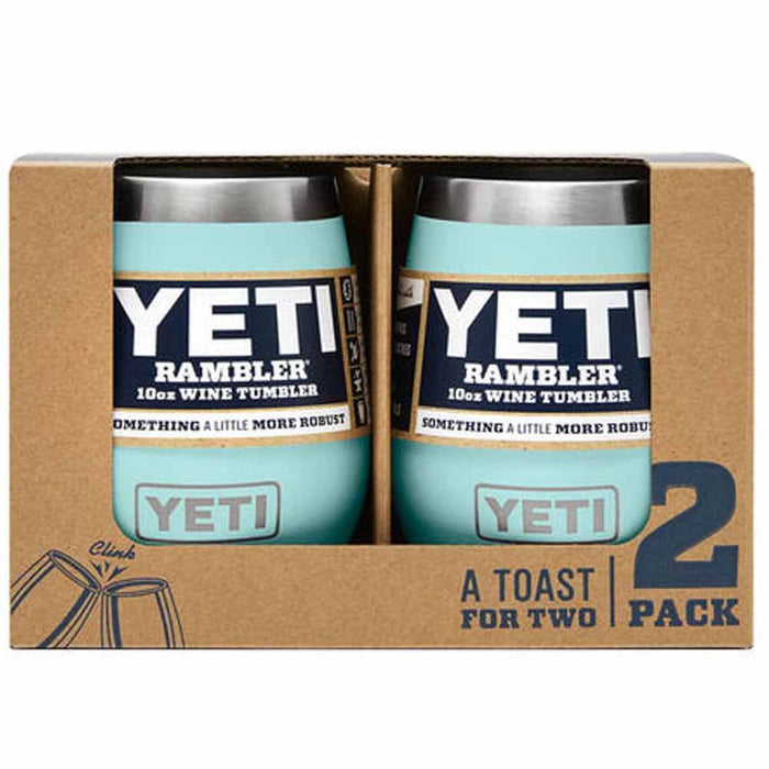 Yeti Rambler 10 Oz Wine Tumbler 2 Pack - Seafoam