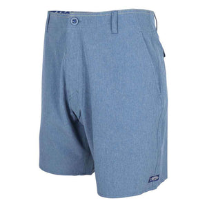 Aftco Space Blue Heather Cloudburst 8IN Shorts