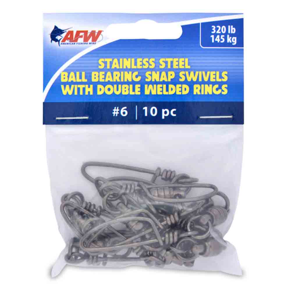 AFW Stainless Steel Ball Bearing Snap Swivels With – Capt. Harry's