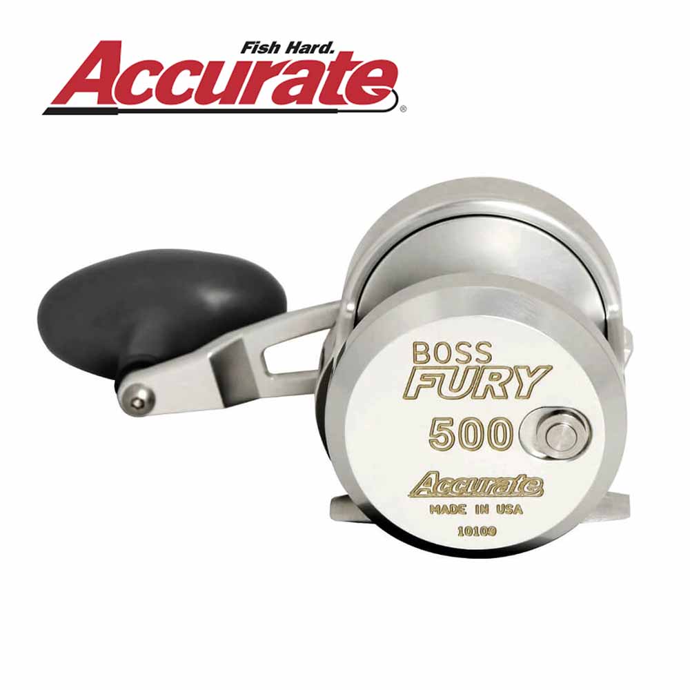 Accurate Fury FX2 Silver Conventional Reel - Capt. – Capt. Harry's