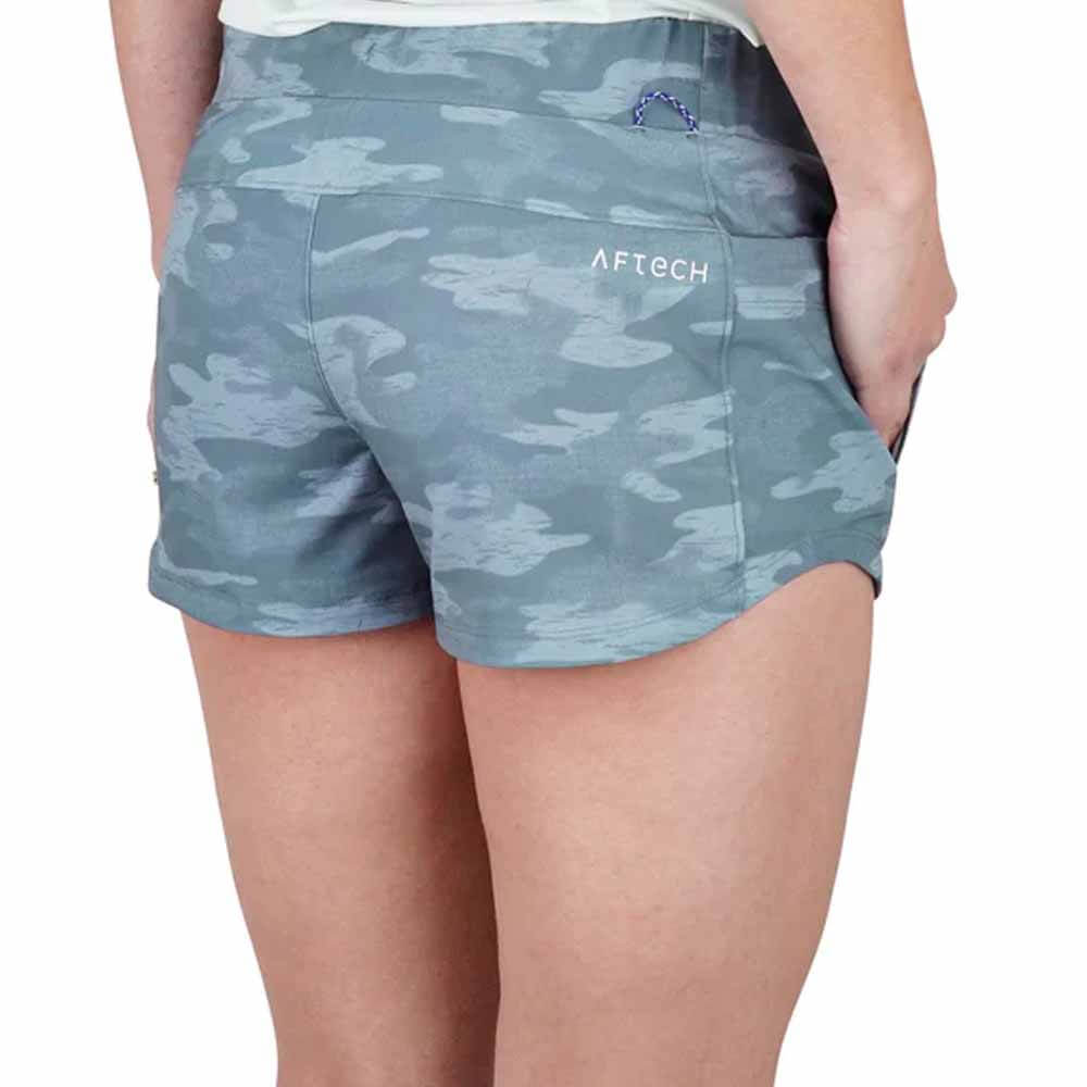 Aftco Light Gray Blur Camo Impact Tactical Women'S Short