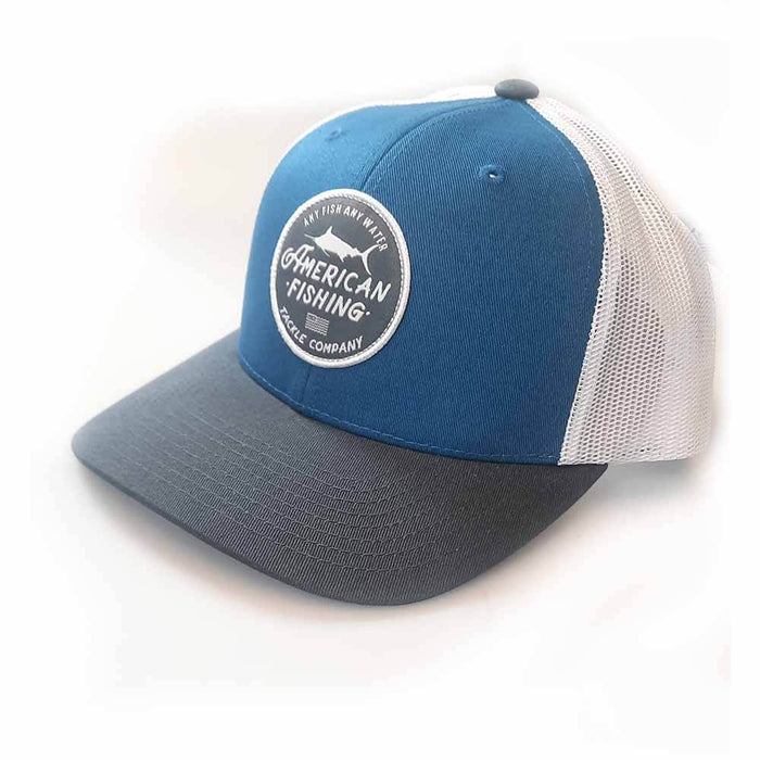 Aftco Drink Stand Trucker Hat Dusty Blue