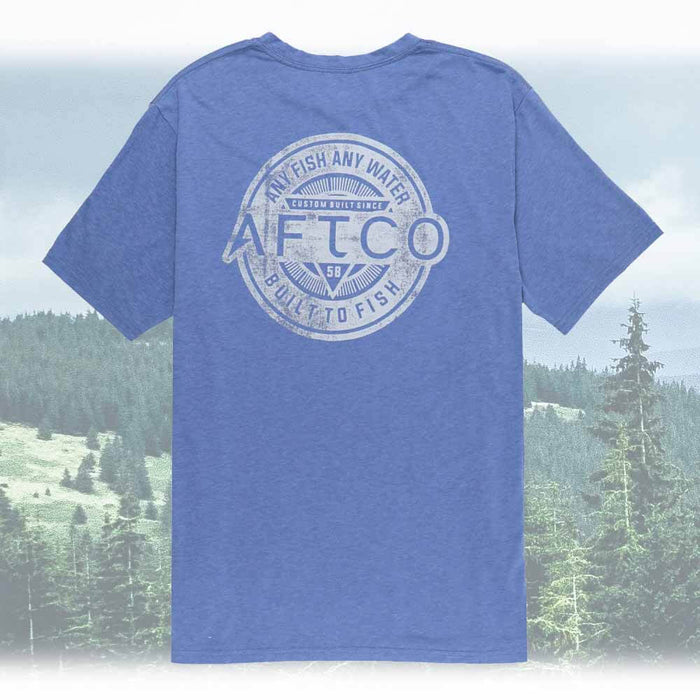 Aftco Rogue Moonlight Heather S/S Performance Shirt