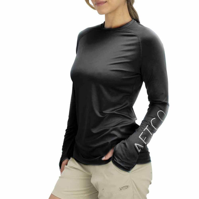 Aftco Women's Samurai Black L/S Shirt