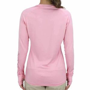 Aftco Women's Samurai Orchid Pink Heather L/S Shirt
