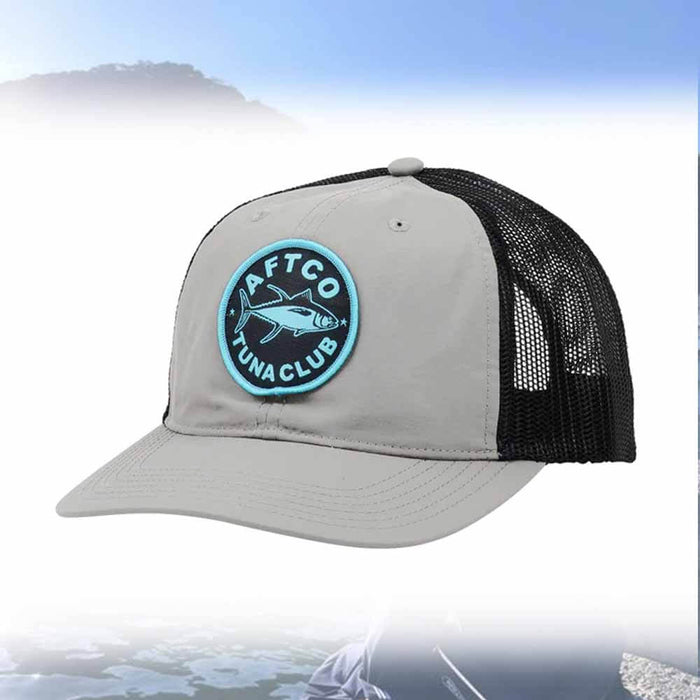 Aftco Gray Tuna Club Trucker Hat