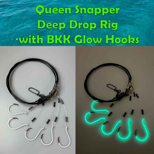 Capt. Harry's Deep Dropping Rigs BKK Glow Hooks