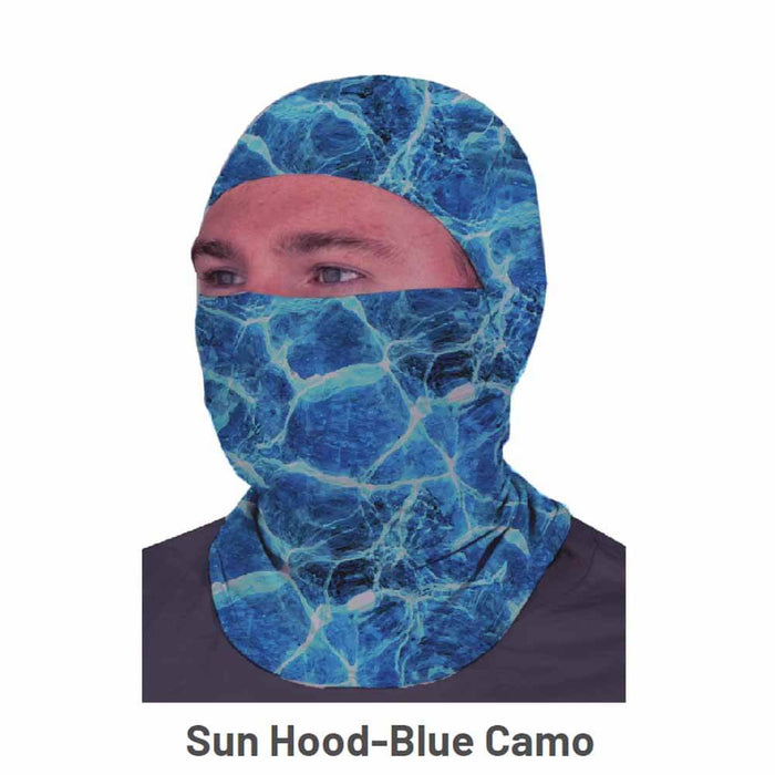 Glacier Glove Sun Hood-Blue Camo