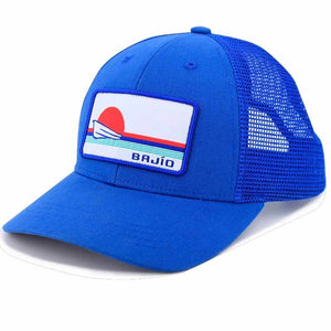 Bajio Sun Patch Trucker Hat Sapphire